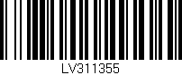 Código de barras (EAN, GTIN, SKU, ISBN): 'LV311355'