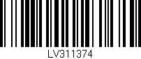 Código de barras (EAN, GTIN, SKU, ISBN): 'LV311374'