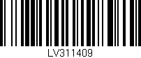 Código de barras (EAN, GTIN, SKU, ISBN): 'LV311409'