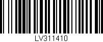 Código de barras (EAN, GTIN, SKU, ISBN): 'LV311410'