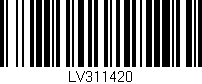 Código de barras (EAN, GTIN, SKU, ISBN): 'LV311420'