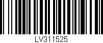 Código de barras (EAN, GTIN, SKU, ISBN): 'LV311525'