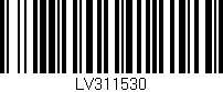 Código de barras (EAN, GTIN, SKU, ISBN): 'LV311530'