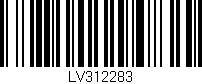 Código de barras (EAN, GTIN, SKU, ISBN): 'LV312283'