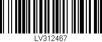 Código de barras (EAN, GTIN, SKU, ISBN): 'LV312467'