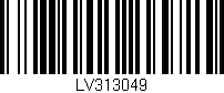 Código de barras (EAN, GTIN, SKU, ISBN): 'LV313049'