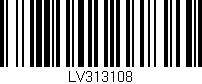 Código de barras (EAN, GTIN, SKU, ISBN): 'LV313108'