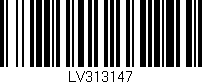 Código de barras (EAN, GTIN, SKU, ISBN): 'LV313147'