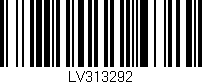 Código de barras (EAN, GTIN, SKU, ISBN): 'LV313292'