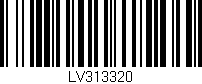Código de barras (EAN, GTIN, SKU, ISBN): 'LV313320'