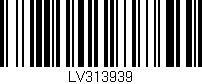 Código de barras (EAN, GTIN, SKU, ISBN): 'LV313939'