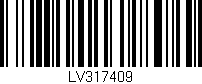 Código de barras (EAN, GTIN, SKU, ISBN): 'LV317409'