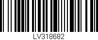 Código de barras (EAN, GTIN, SKU, ISBN): 'LV318682'