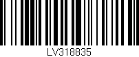 Código de barras (EAN, GTIN, SKU, ISBN): 'LV318835'