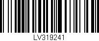 Código de barras (EAN, GTIN, SKU, ISBN): 'LV319241'