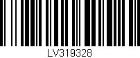 Código de barras (EAN, GTIN, SKU, ISBN): 'LV319328'