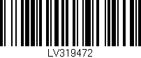 Código de barras (EAN, GTIN, SKU, ISBN): 'LV319472'