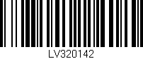 Código de barras (EAN, GTIN, SKU, ISBN): 'LV320142'