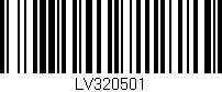 Código de barras (EAN, GTIN, SKU, ISBN): 'LV320501'