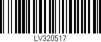Código de barras (EAN, GTIN, SKU, ISBN): 'LV320517'