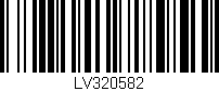 Código de barras (EAN, GTIN, SKU, ISBN): 'LV320582'