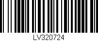 Código de barras (EAN, GTIN, SKU, ISBN): 'LV320724'