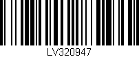 Código de barras (EAN, GTIN, SKU, ISBN): 'LV320947'