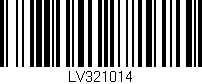 Código de barras (EAN, GTIN, SKU, ISBN): 'LV321014'