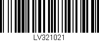 Código de barras (EAN, GTIN, SKU, ISBN): 'LV321021'