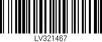 Código de barras (EAN, GTIN, SKU, ISBN): 'LV321467'