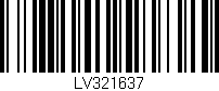 Código de barras (EAN, GTIN, SKU, ISBN): 'LV321637'