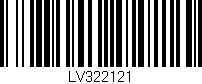 Código de barras (EAN, GTIN, SKU, ISBN): 'LV322121'