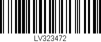 Código de barras (EAN, GTIN, SKU, ISBN): 'LV323472'
