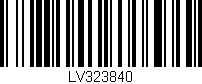 Código de barras (EAN, GTIN, SKU, ISBN): 'LV323840'