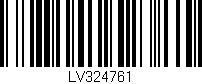 Código de barras (EAN, GTIN, SKU, ISBN): 'LV324761'