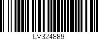Código de barras (EAN, GTIN, SKU, ISBN): 'LV324889'