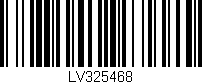 Código de barras (EAN, GTIN, SKU, ISBN): 'LV325468'
