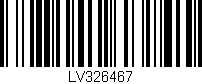 Código de barras (EAN, GTIN, SKU, ISBN): 'LV326467'