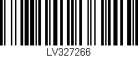 Código de barras (EAN, GTIN, SKU, ISBN): 'LV327266'
