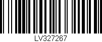 Código de barras (EAN, GTIN, SKU, ISBN): 'LV327267'