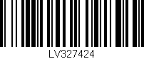 Código de barras (EAN, GTIN, SKU, ISBN): 'LV327424'