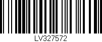 Código de barras (EAN, GTIN, SKU, ISBN): 'LV327572'