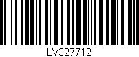 Código de barras (EAN, GTIN, SKU, ISBN): 'LV327712'