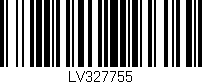 Código de barras (EAN, GTIN, SKU, ISBN): 'LV327755'