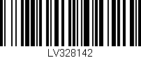 Código de barras (EAN, GTIN, SKU, ISBN): 'LV328142'