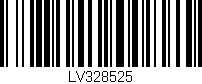 Código de barras (EAN, GTIN, SKU, ISBN): 'LV328525'