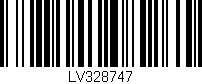 Código de barras (EAN, GTIN, SKU, ISBN): 'LV328747'