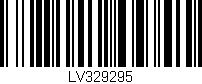 Código de barras (EAN, GTIN, SKU, ISBN): 'LV329295'