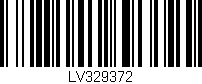 Código de barras (EAN, GTIN, SKU, ISBN): 'LV329372'