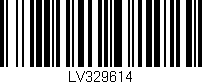 Código de barras (EAN, GTIN, SKU, ISBN): 'LV329614'